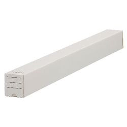 Tubo de envío cuadrado tidypac 75x750x75 blanco