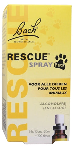 Mascotas de spray de rescate bach
