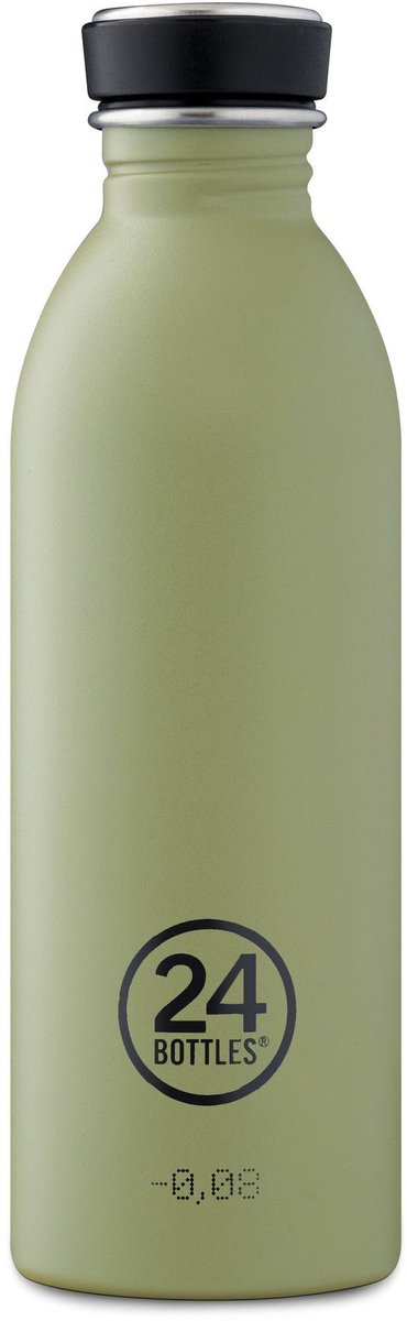 24 bottles 24bottles drinking bottle urban bottle stone sage - 500 ml