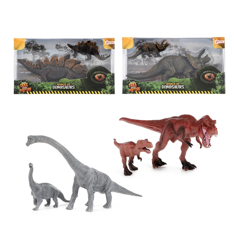 World of Dinosaur's Madre With Child Stegosaurus