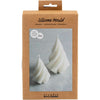 Stampo silicone Creativ company, alberi di Natale, h: 8+11 cm, d 5+7 cm, 2 pezzi 1 scatola