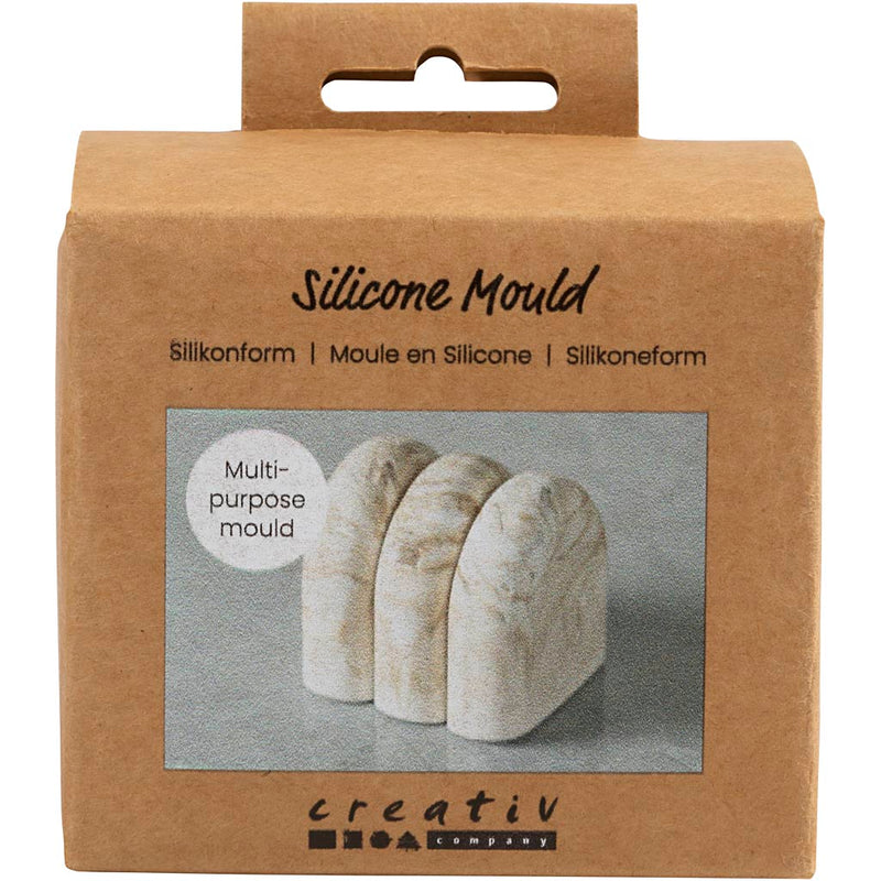 Stampo in silicone Creative Company, archi, h: 5 cm, l: 4 cm, p 4,5 cm, 1 pezzo 1 scatola
