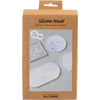 Forme in silicone Creative Company, quadrato, cerchio, esagono e ovale, h: 1-1,5 cm, d 9-11,2 cm, 4 pezzi 1 scatola