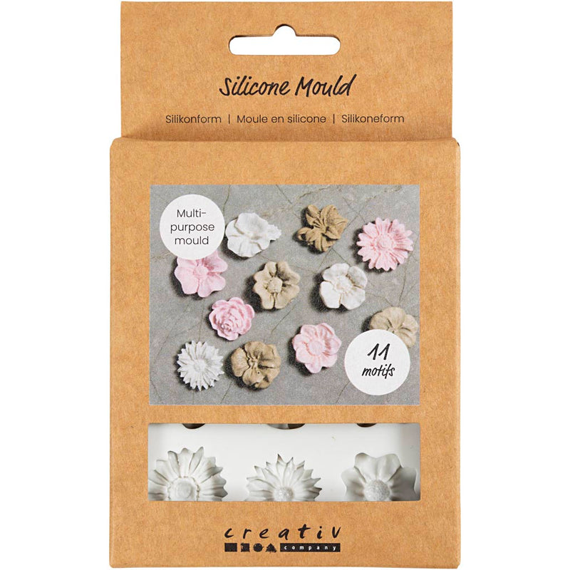 Forme in silicone Creativ Company, margherite, h: 0,5 cm, l: 2-2,5 cm, 1 pezzo