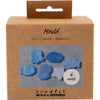 Stampi Creative Company, tema oceano, h: 1,2 cm, l: 4-6 cm, 6 pezzi 1 scatola