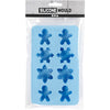 Creativ company moldes de silicona, cristales de hielo y hombre galleta, alto: 2,5 cm, largo: 3 cm, ancho: 4,5 cm, 12,5 ml, 1 pieza
