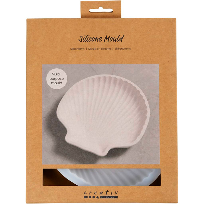 Stampi in silicone dell'azienda Creativ, conchiglie di cozze, h: 2,5 cm, l: 14,5 cm, l: 14 cm, 1 pezzo