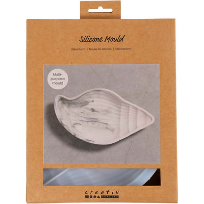 Stampi in silicone dell'azienda Creativ, conchiglia, h: 2 cm, l: 20 cm, l: 11 cm, 1 pezzo