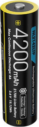 Nitecore nl2142ltp oplaadbare 21700 li-ion batterij 4200mah