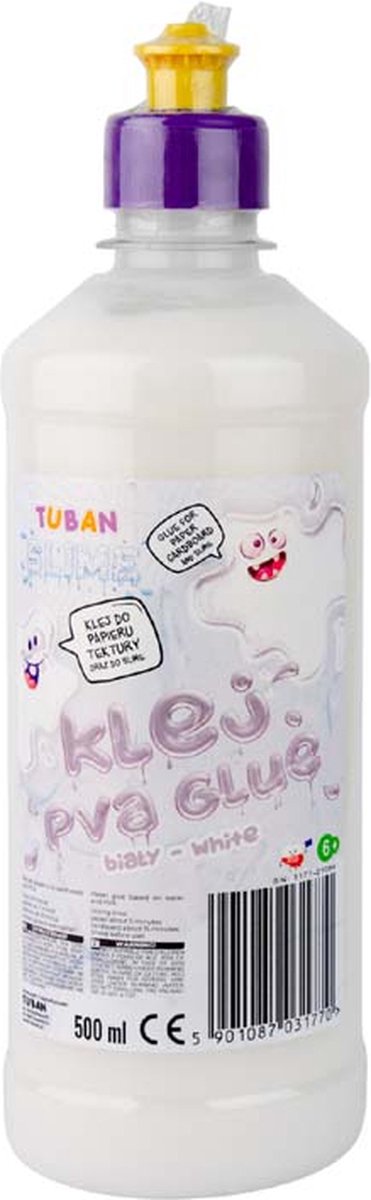 Tuban - colla vinilica per slime - bianca 500 ml