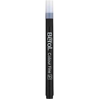 Berol Colorfine, espesor de línea 0.6 mm, negro, 12 piezas 1 caja