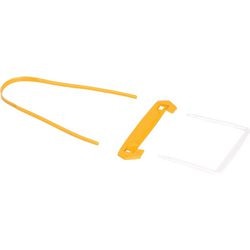 Scatola per banchieri con pinza per cartelle 1189101 plastica gialla