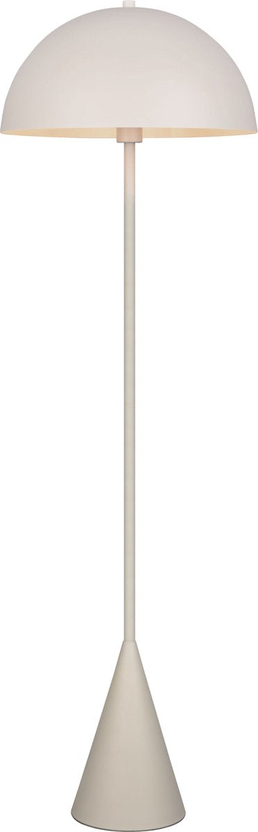 Trio alfie - floor lamp - gray warm - excl. 1x e27 4.9 w - foot switch - go green