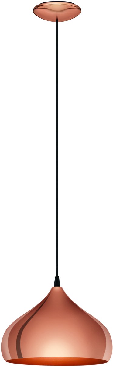 Lampada a sospensione Eglo hapton - e27 - ø 29 cm - rame