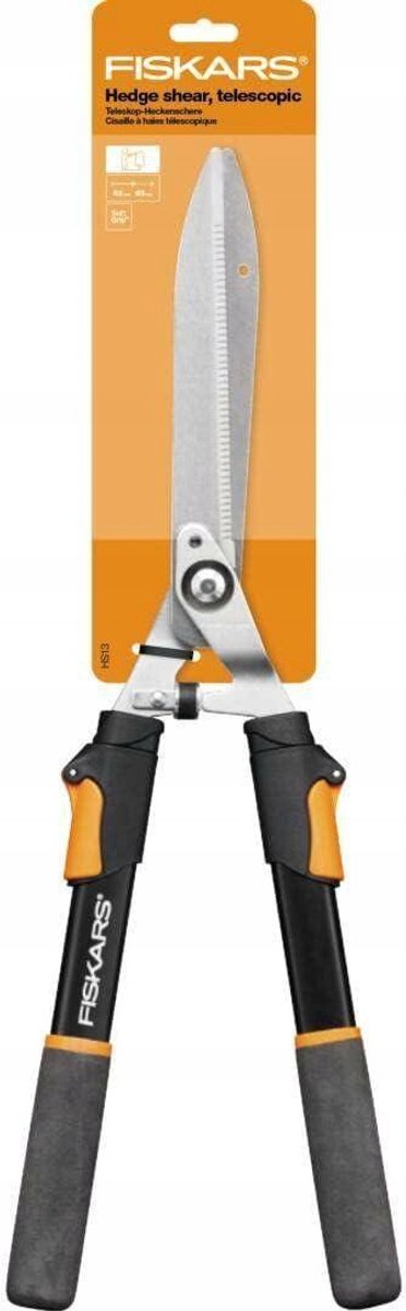 Fiskars solid™ series - tijeras telescópicas - mango regulable - ergonómicas - acero