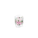 Ambiente portavelas flor de pascua rosa