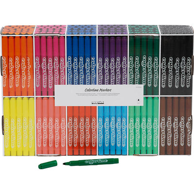 Pacchetto grande con marcatori jumbo colorati 12x24