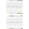 Pennarello Creative Company, larghezza tratto 1+8 mm, colori pastello, colori standard, 24 pezzi 1 scatola