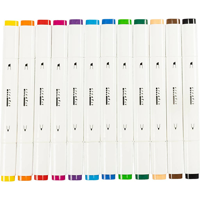 Creative Company Drawing Pen Standard Colors, 12st.