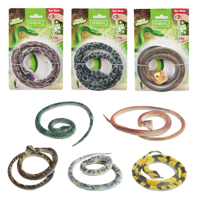 Toi-toys mondo animale serpente realistico 60 cm