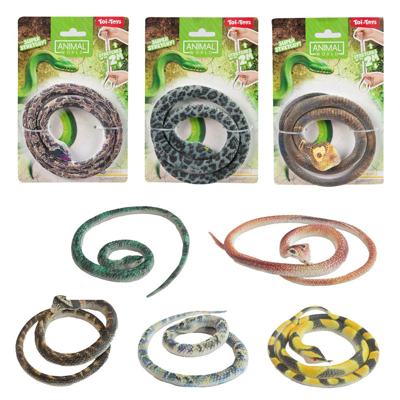 Toi-toys mondo animale serpente realistico 60 cm