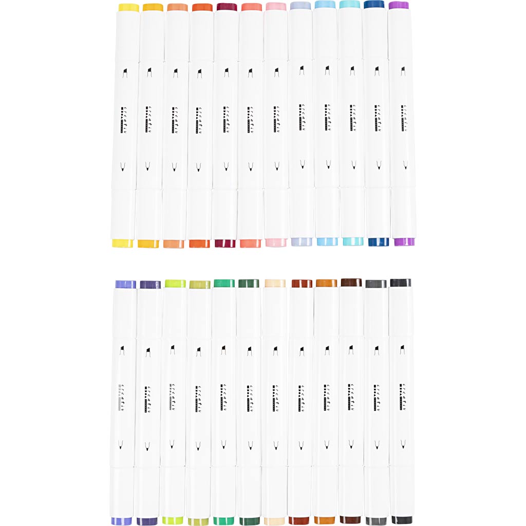 Creative Company Drawing Marker Colors, 24st.