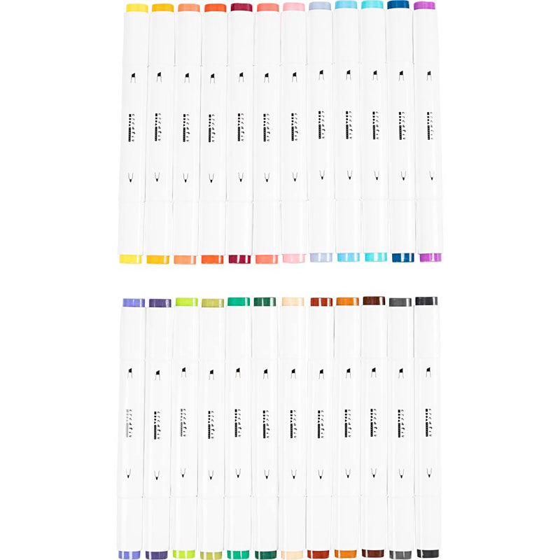 Creative Company Drawing Marker Colors, 24st.