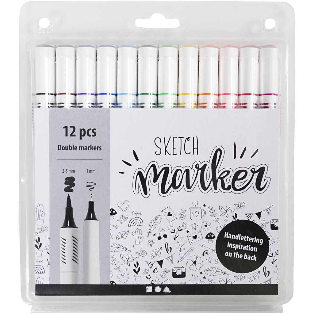 Creative Company Sketch Marker Color, 12st.