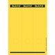 Cartella dorso etichette leitz giallo 75 pezzi di carta