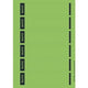 Etichette dorso raccoglitore leitz verde 150 pezzi di carta