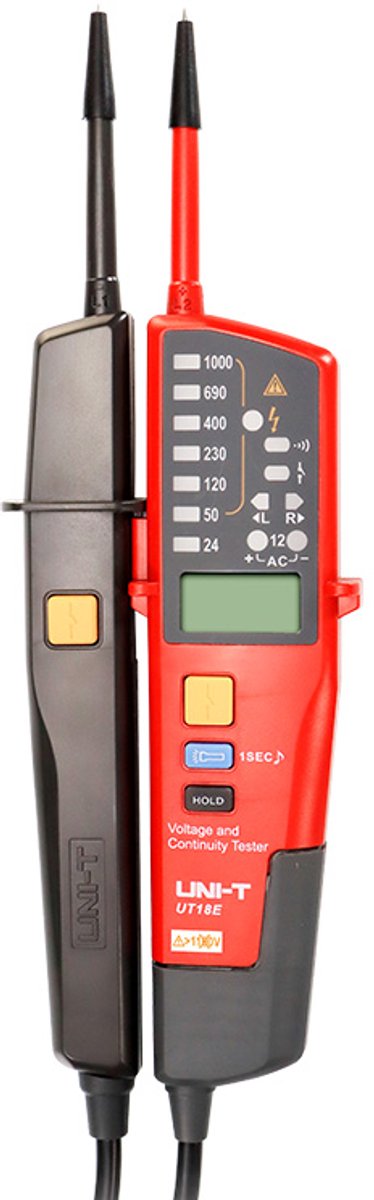 Uni-t ut18e duspol multimeter spanningsmeter 6 tot 1000v ac dc
