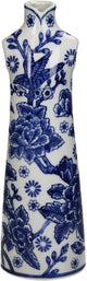 Hd collection vaas jurk porselein 10x8x31cm