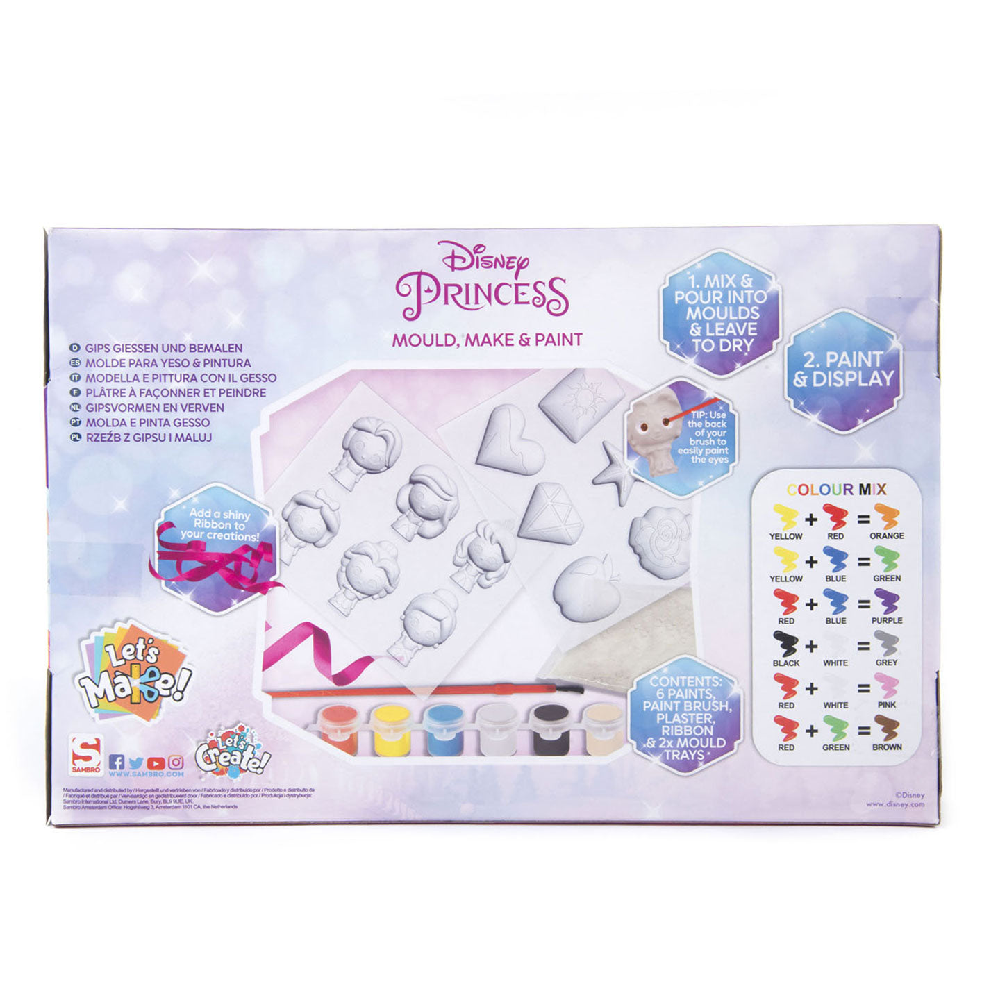 Girss pinta Disney Princess XL