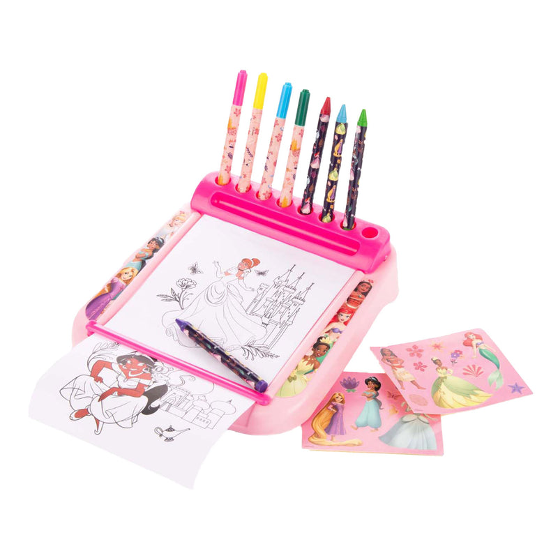 Sambro Princess Drawing Board con juego de colores Roll, 12dlg.