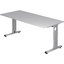 Scrivania Bach Hammerer Fox 19 5 180x80 cm in truciolare melaminico grigio