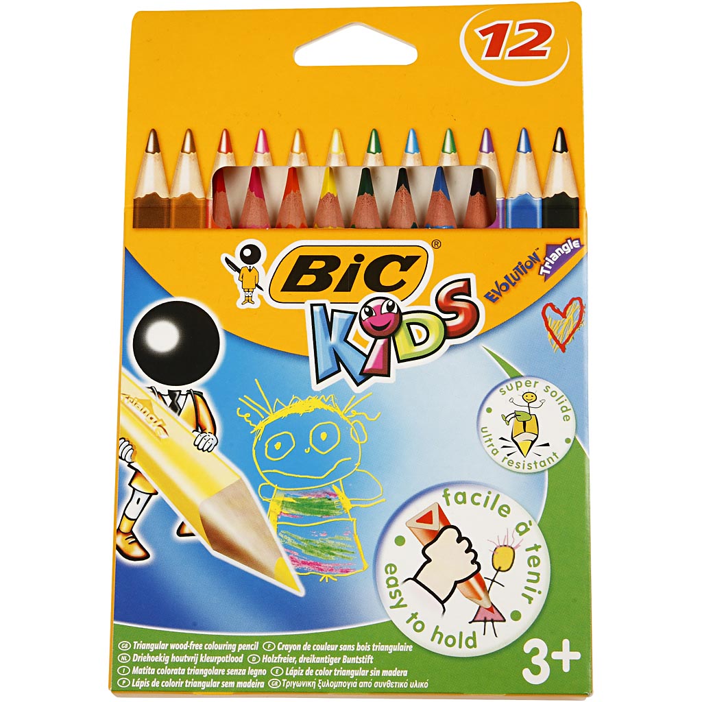 Bic Kids Ecolutions Evolution Triangle, 12st.