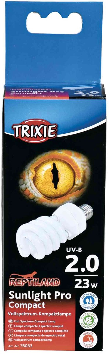 Trixie Reptiland Sunlight Pro Compact 2.0 UV-B lampada
