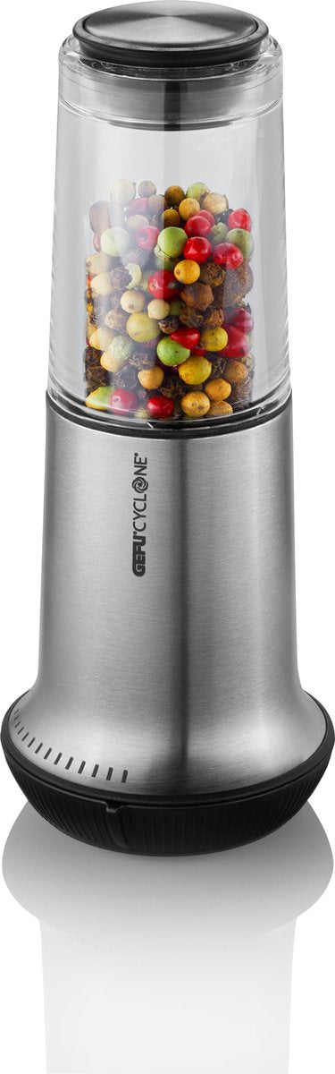 Molinillo de sal o pimienta Gefu x-plosion® l – Molinillo cerámico cyclone® – 16 niveles de molienda – 18,5 cm