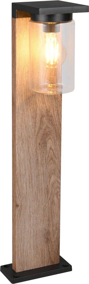 Trio ardila - paalverlichting - hout element - excl. 1x e27 4 w - zwenkbaar - buitenverlichting - ip44