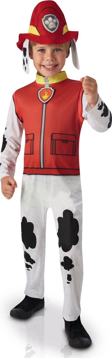 Rubies - disfraz de marshall de la patrulla canina - talla 92 104