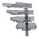 Vaschette portacorrispondenza Hansa Styro forma a colonna TRT5880 grigio