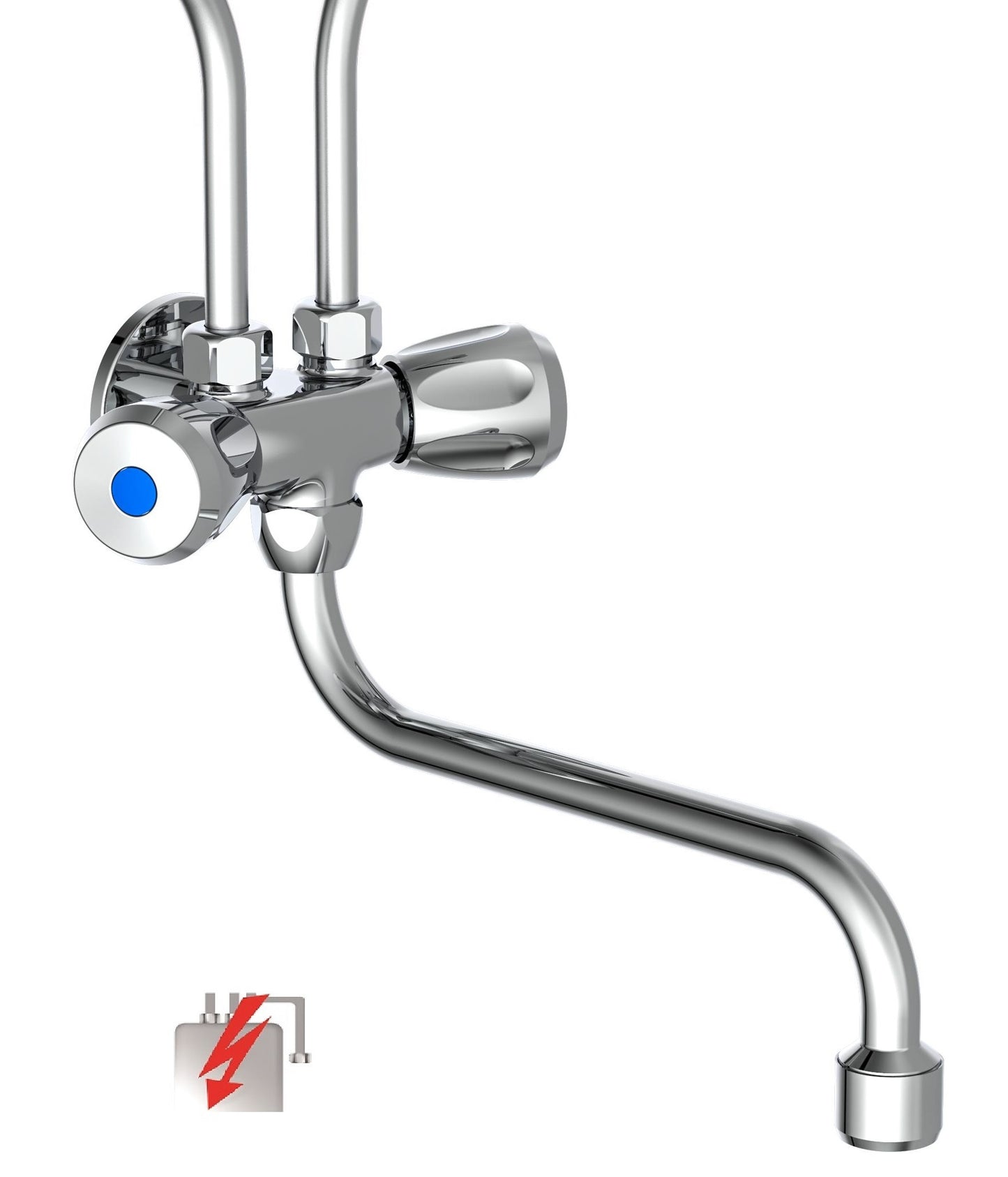 Schütte Schütte Two -Button mezclador de baja presión cromado