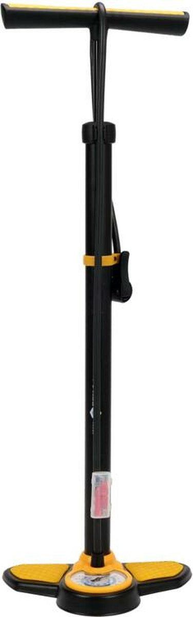 Vorel 82023 - pomp met manometer - staal - 11 bar - presta schrader