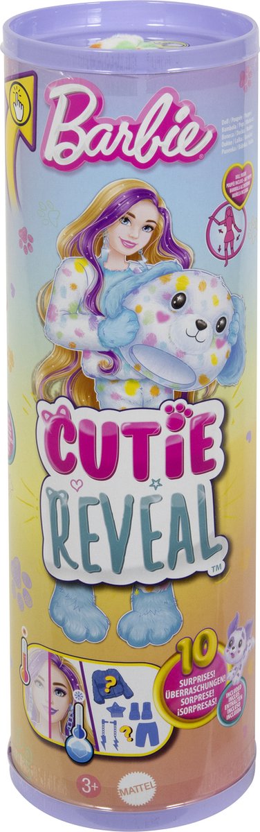 Barbie carina rivela il sogno dei colori - bambola - dalmata