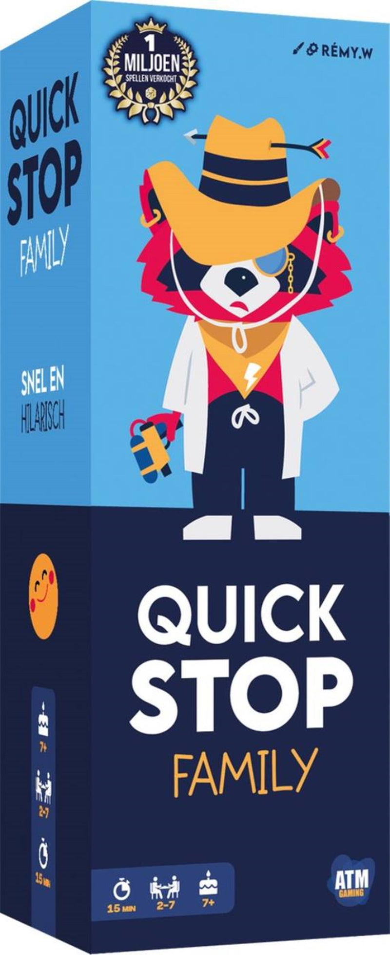 Gioco di carte veloce per la famiglia Asmodee Quickstop