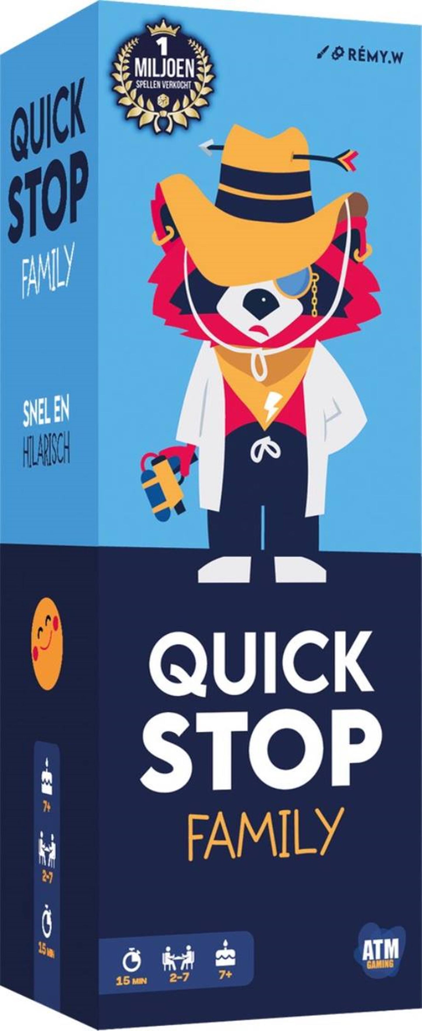 Asmodee quickstop family fast card game