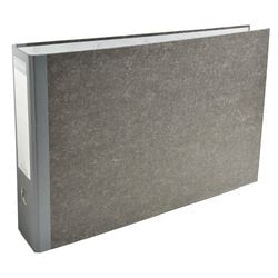 Ordner exacompta a3 80 mm cartone verticale grigio 2 anelli 1 pezzo