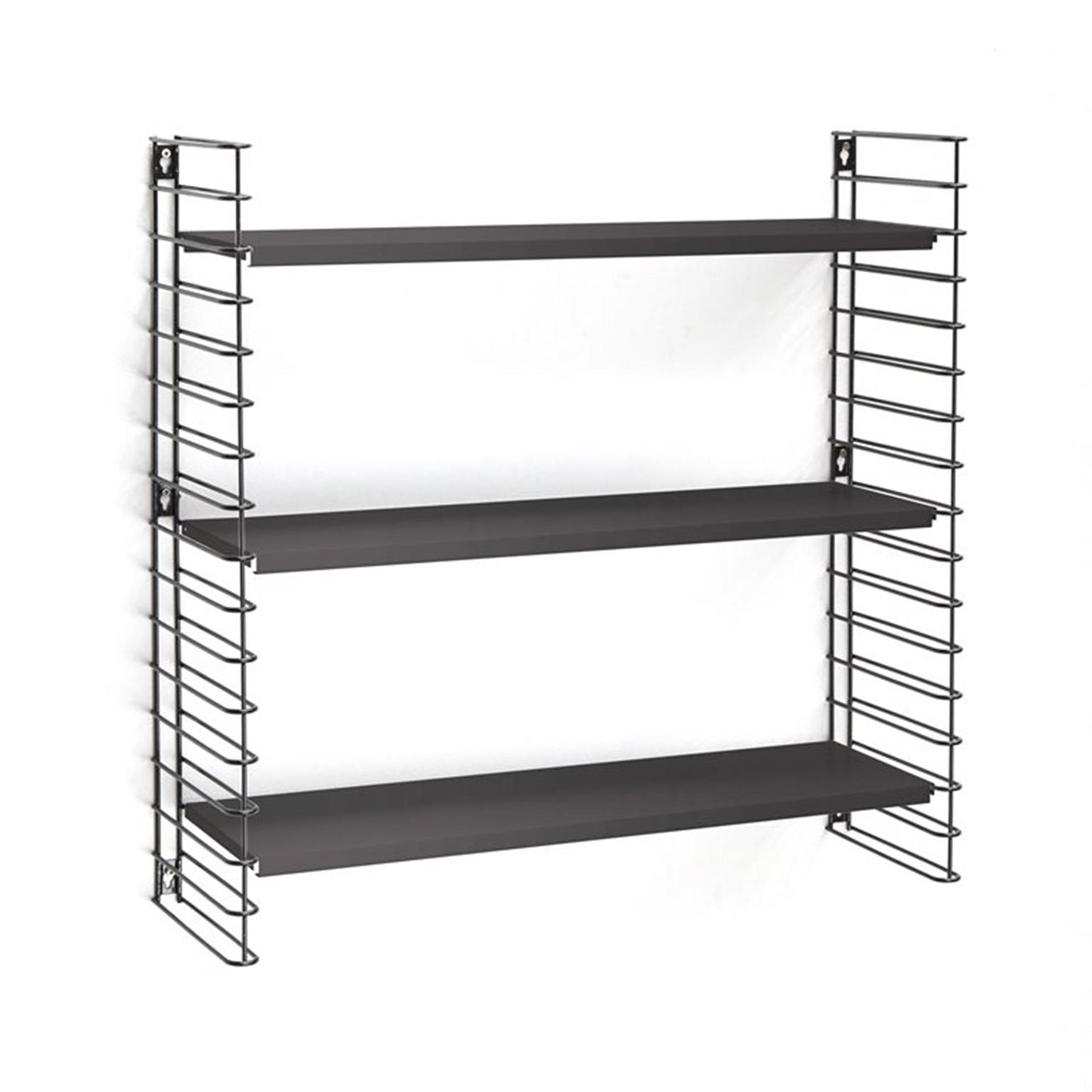 Tomado estantería retro negro 70x21x68cm