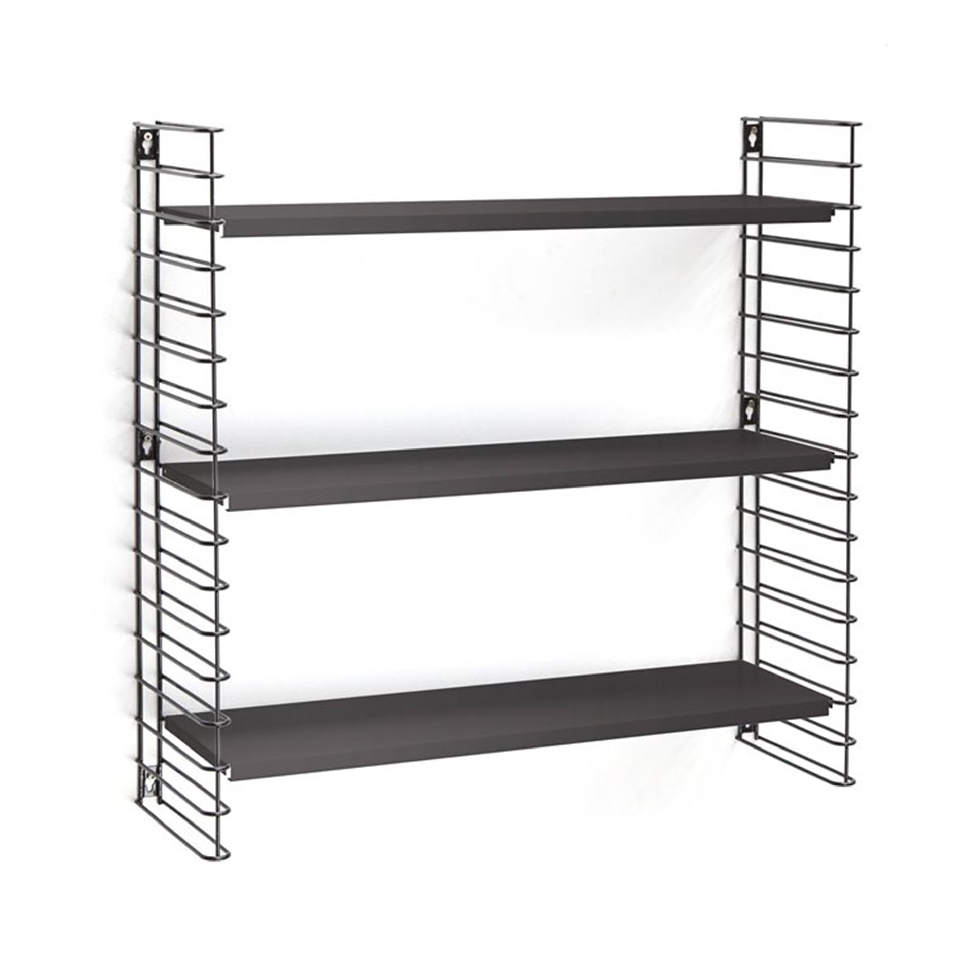 Tomado estantería retro negro 70x21x68cm