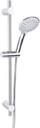 Set Asta Scorrevole Differnz Deluxe 54 cm con doccetta e flessibile doccia cromato